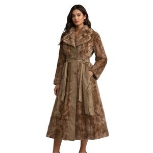 1970's Vintage Faux Fur Coat - Tissavel France